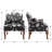 27.6" W Linen Armchair Accent Chair Comfy Single Sofa Upholstered Modern Reading Chair with Removable Pillow Wingback Arm Chair for Living Room/Bedroom/Fireplace-1225546455