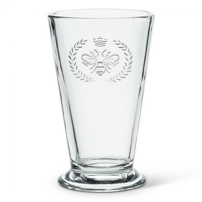 Bee In Crest Highball Drinking Glass