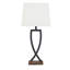 Ensemble de lampes de table 28,75 "gris / bois Kayson