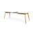 Golbahar Extendable Solid Wood Base Dining Table-26128411