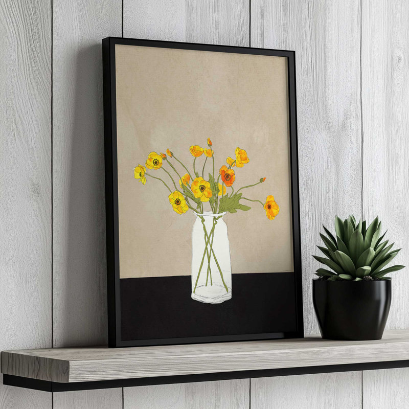 «Little Gift Terra» par Garima Dhawan, reproduction d'art sur toile, Noir, H 16 po x l 12 po