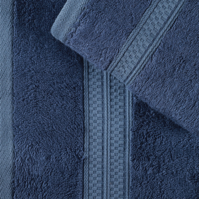 BNM 6 Piece Rayon from Bamboo Towel Set, Royal Blue