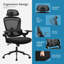 Chaise de bureau ergonomique avec appui-tête réglable et accoudoirs-919582853-919582852