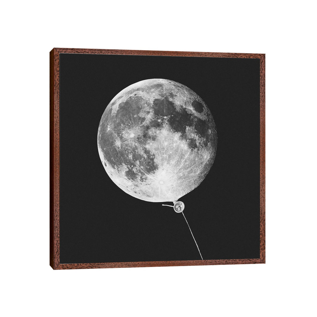 Moonballoon von Jonas Loose - Galerie-umwickelte Leinwand Giclée auf Leinwand