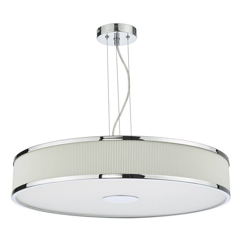 Aurie 6 - Light Pendant, Polished Chrome, Ivory