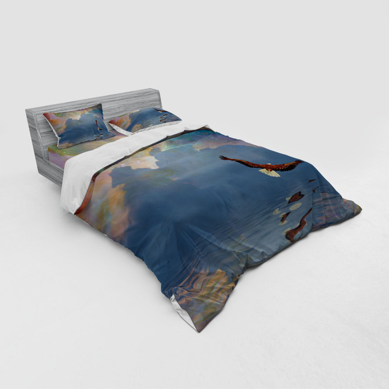 Rustic Abstract Duvet Cover, Queen Duvet Cover + 3 Additional Pieces