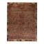 One-of-a-Kind Hand-Knotted 1960s 3'3" x 3'11" Wool Area Rug in Brown