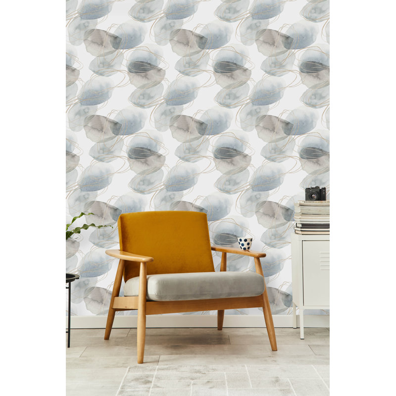 Panneau de papier peint Rahsheed, L 18,75 po x l 25 po, Papier
