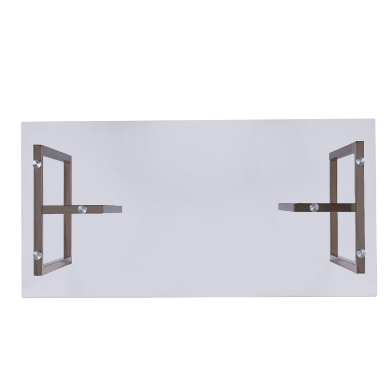 Bureau d'écriture Midcentury Modern - Finition champagne - Mobilier de bureau personnel | Idée de cadeau
