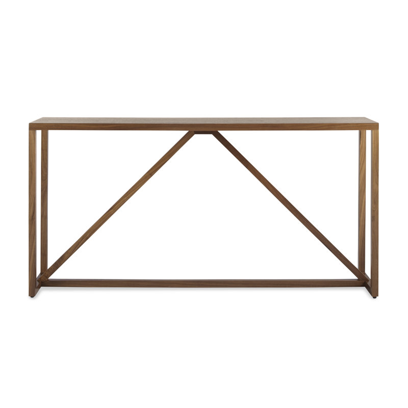 Strut 60'' W Console Table, Walnut