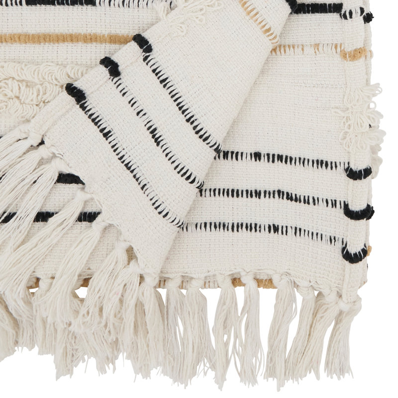 Bohemian Fringed Corded Table Runner