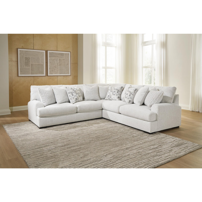 Canapé modulaire 3 pièces Wynncroft Manor, 38" H x 119" W x 119" D, Symmetrical