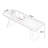 Nut-brown + Beige-white Rectangular Manufactured Wood desk-1587597780