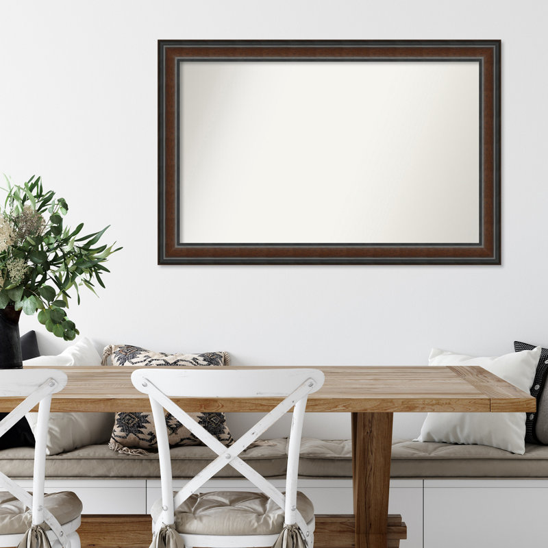 Halcott Solid Wood Rectangle Wall Mirror, 41" H x 27" W