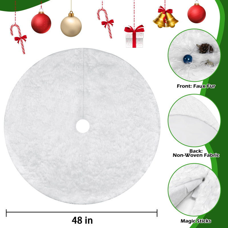 Faux Fur Tree Skirt