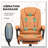 Vibrating Massage Office Chair With Lumbar Support And Footrest-1251293982