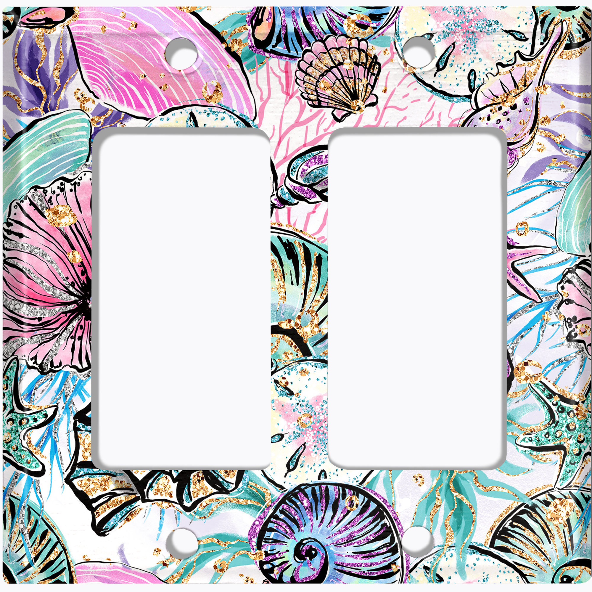 WorldAcc 2-Gang Rocker Wall Plate | Wayfair