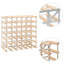 Allport 42 - Bottle Solid Wood Wine Bottle Rack in Beige-1746115821