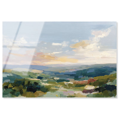 «Sunset Vista I», reproduction d'art acrylique sur toile par Art Remedy, prête à être accrochée, 30 x 20