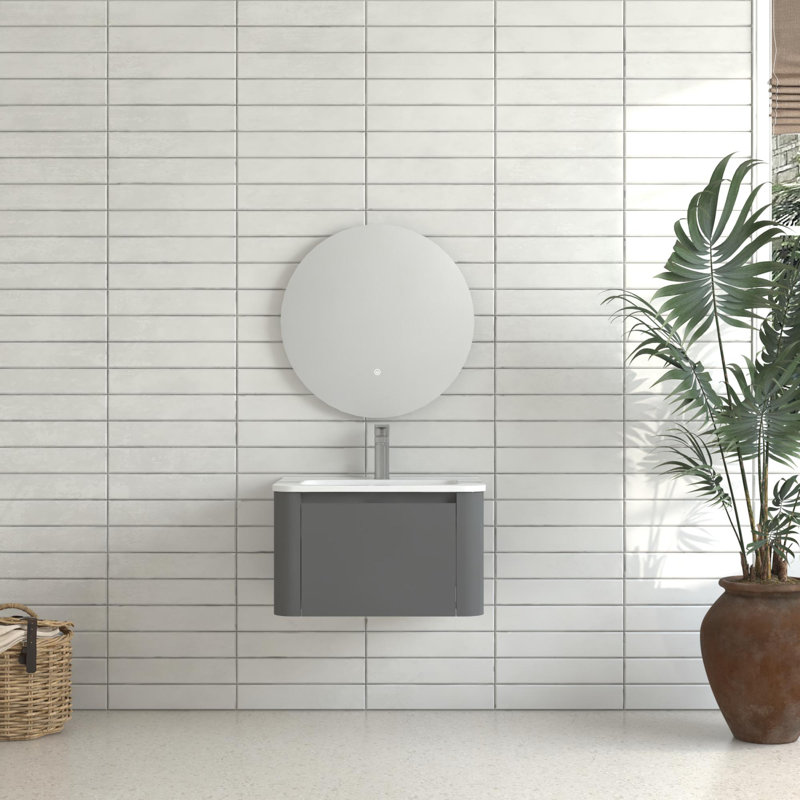 Meuble-lavabo mural, 24"