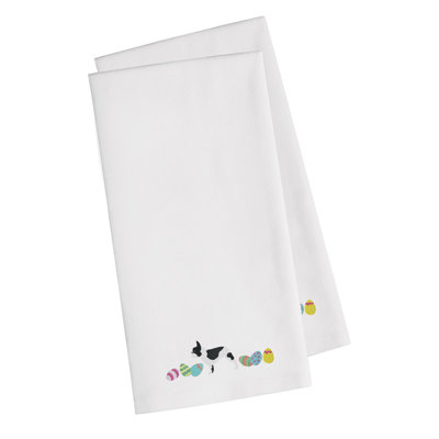 Cotton Embroidered Tea Towel Kitchen Towel