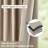 100% Blackout Double-layer Velvet Curtain. Rod Pocket Back Tab Thermal Insulated Drapes for Living room Bedroom (Set of 2)-1805479535-1811777359