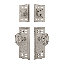 Nostalgic Warehouse Craftsman Entry Set with Victorian Knob