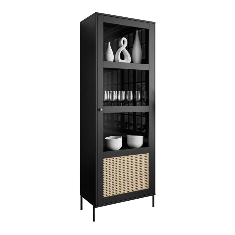 Reinold Display Cabinet, Black