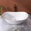 Baignoire autoportante de 66 po en acrylique - baignoire ovale classique, baignoire autoportante réglable avec trop-plein encastré