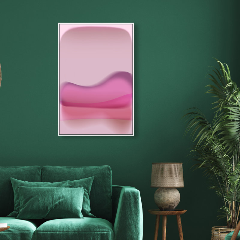 Dancing Lover II Print by Oliver Gal, 46"H x 31"W, White Floater Frame