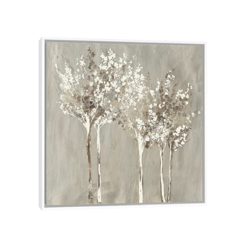" Dusky " by Allison Pearce, White Framed Canvas, No Mat, 18" H x 18" W x 1.5" D