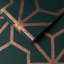 Geometric Metallic Wallpaper Double Roll