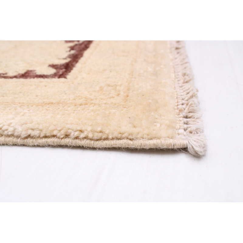 Tapis crème Peshawar Oushak 5 pi 6 po x 7 pi 11 po