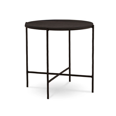 Anna Solid Wood Top End Table
