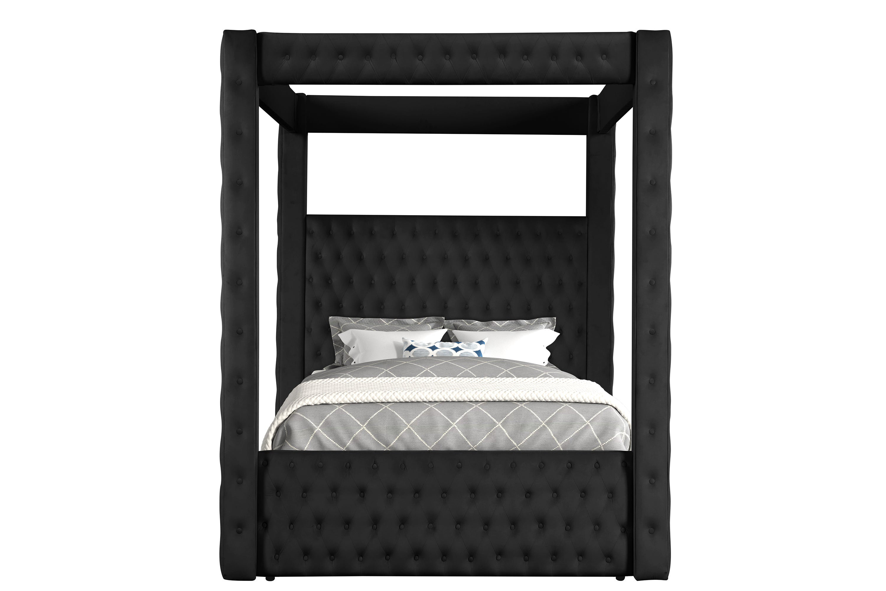 Valesia Upholstered Canopy Bed