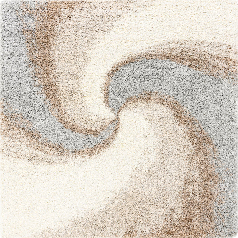 Abstract Indoor Rug, Square 8'