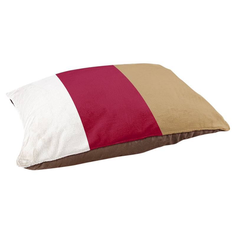 Coussin Golden State, Moyen (l 28 po x P 18 po x H 6 po), Milieu marron / doré