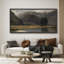 Tranquil Mountain Valley avec rivière, art moderne-111696312-100937194