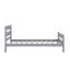 Structure de lit simple avec tête et pied de lit-905856494