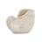 8.5X5.5X6.3" Sand And Cement Nautilus Shell Planter With Textured Beige Finish-1874012956