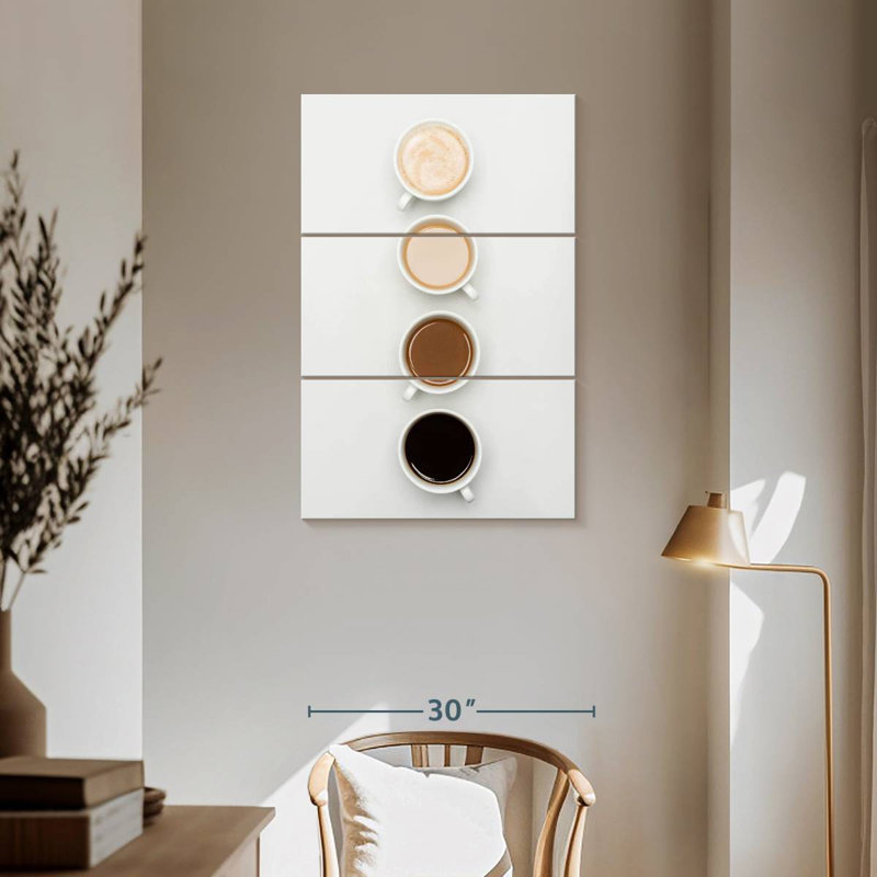 Yarlin Ombre Coffee Drinks, 57" H x 36" W