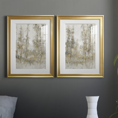 Thicket of Trees I, reproduction encadrée de qualité supérieure - prête à être accrochée