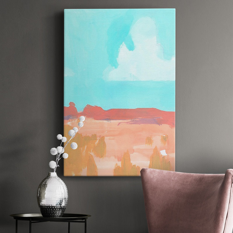 «Large Open Spaces I» sur toile, H 18 po x l 12 po x P 1 po