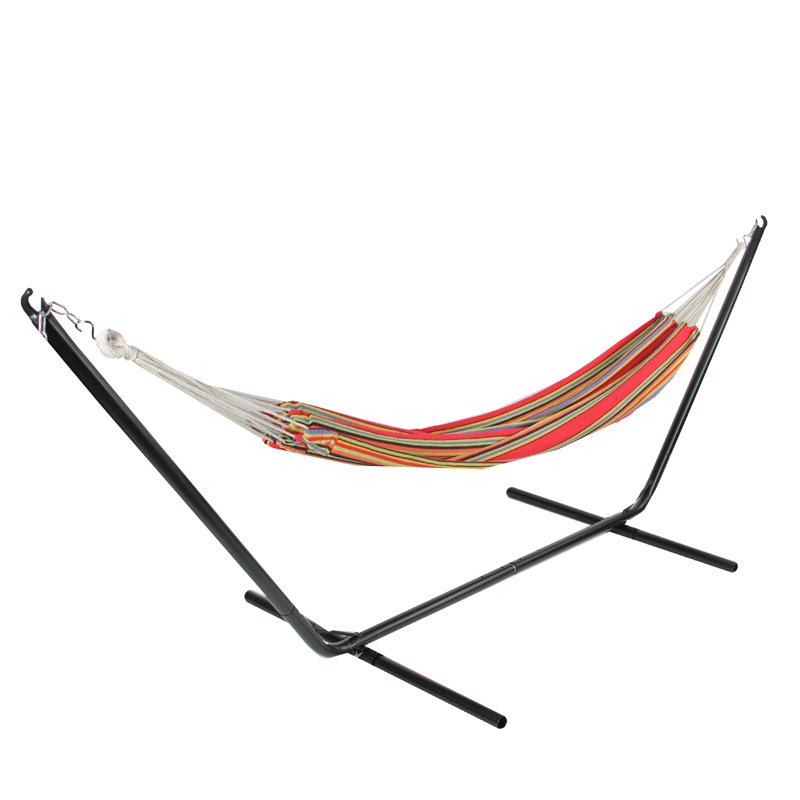 Hamac brésilien 76 po, H 1 po x l 39,25 po x p 77 po, Rouge / Orange