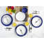 Aurora Handmade Stoneware Dinnerware - Set of 4