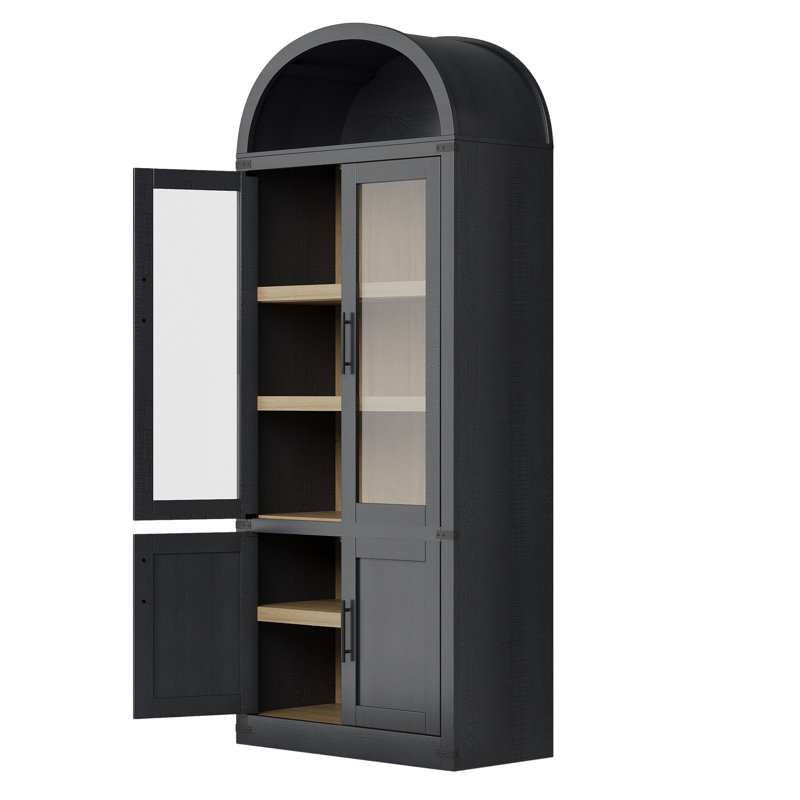 Armoire avec bibliothèque arquée Modern Farmhouse