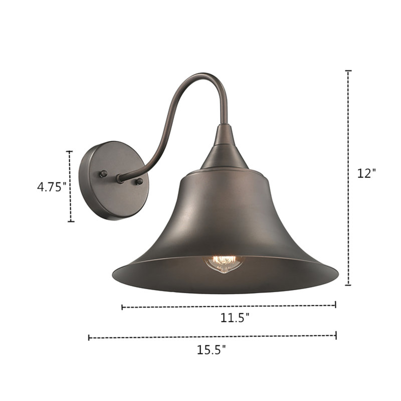 Luminaire de grange 1 lumière Dunnstown