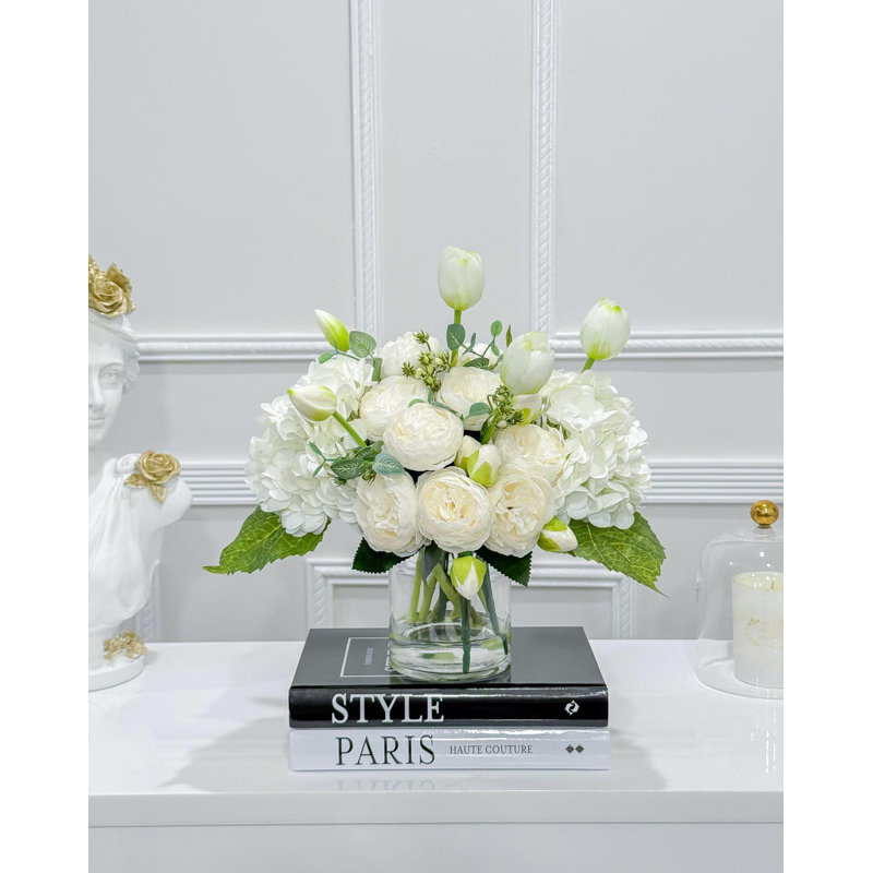 Centre de table blanc