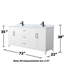 Elan 66'' Double Bathroom Vanity with Marble Top-1993474014-1951351507-1993474015
