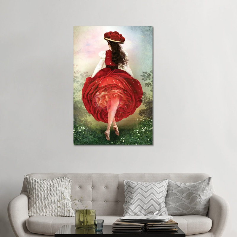 Schwarzwald Champagne par Catrin Welz-Stein - impression d'art graphique, H 48 po x l 32 po x P 1,5 po, Toile tendue